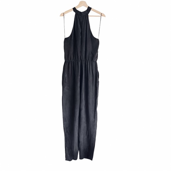 Anthropologie Greylin Black Halter Jumpsuit Women’s Medium - Picture 6 of 7